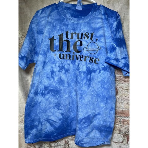 Gildan Other - Trust The Universe Custom graphic tie dye tee